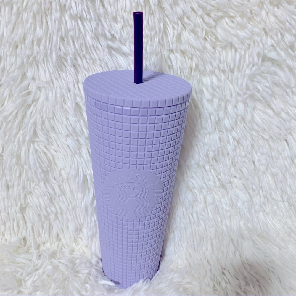 New Starbucks Lilac Grid Tumbler - 24 fl oz Venti